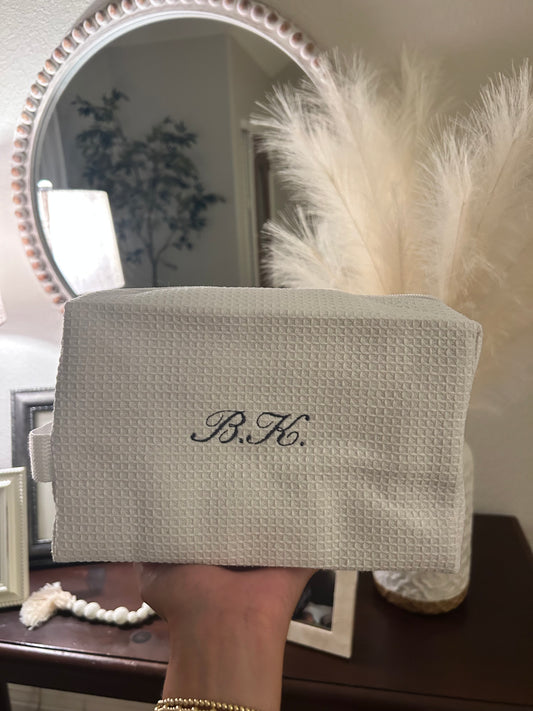 Waffle Makeup Bag