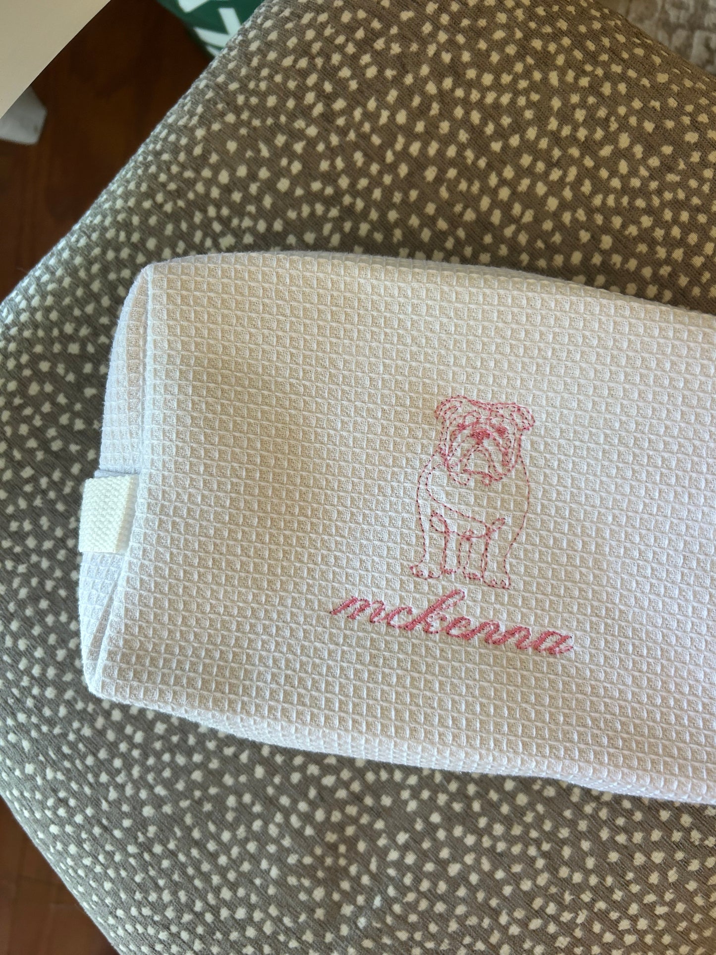 Waffle Makeup Bag