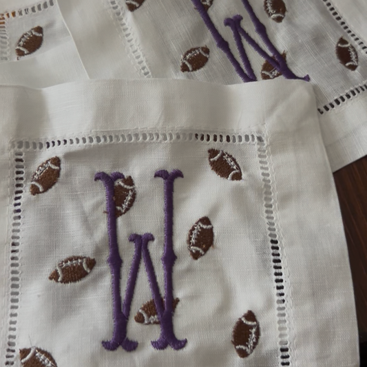 Football Cocktail Napkins