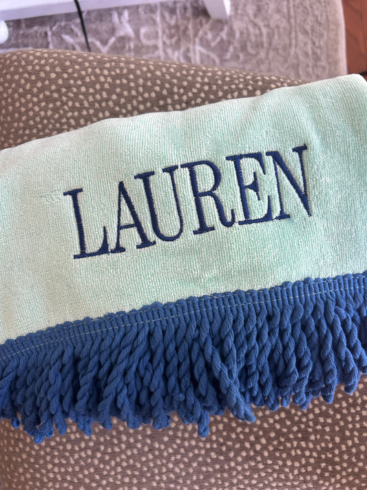 Fringe Beach Towel