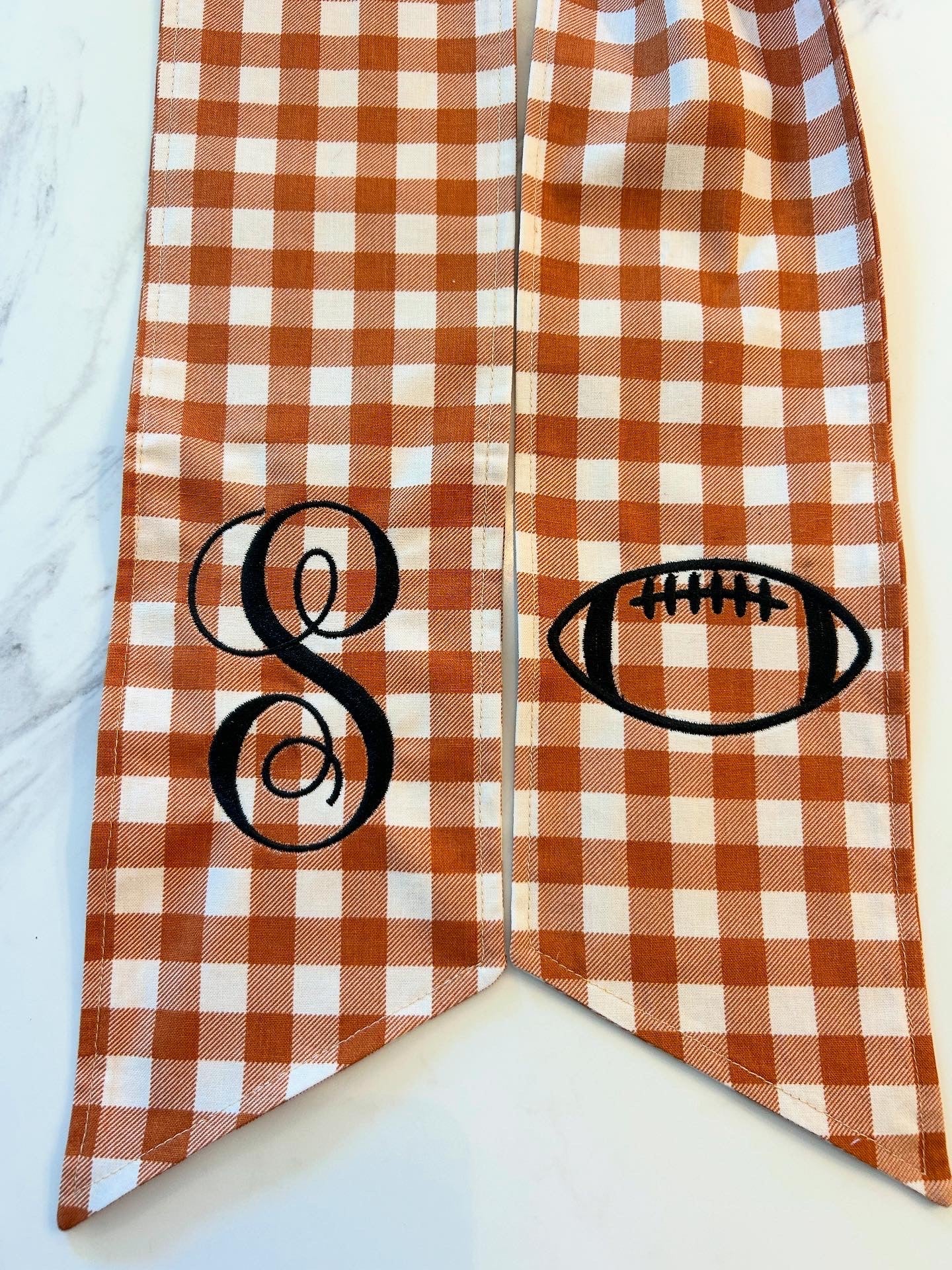 Fall Football Wreath Sash
