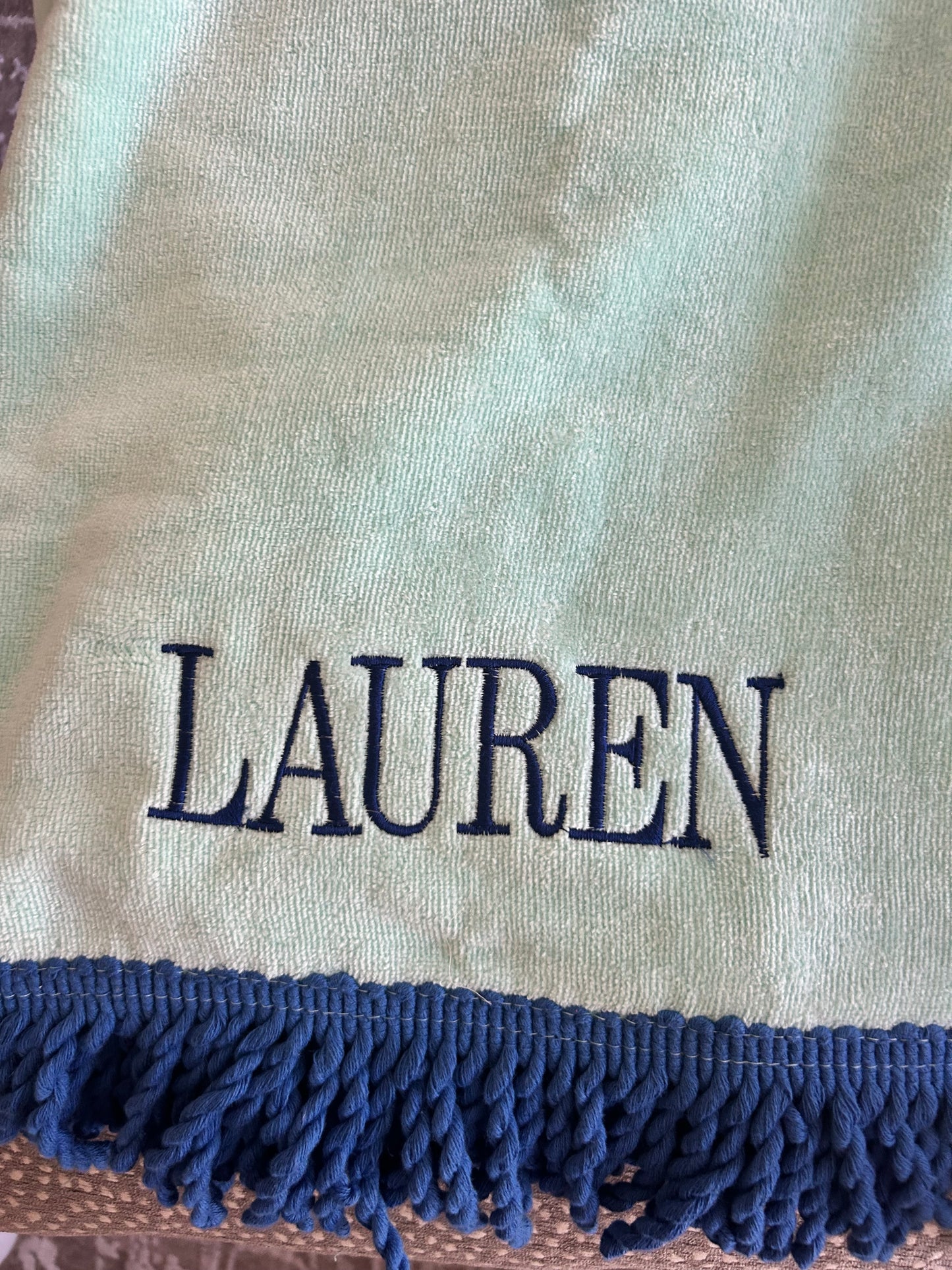 Fringe Beach Towel