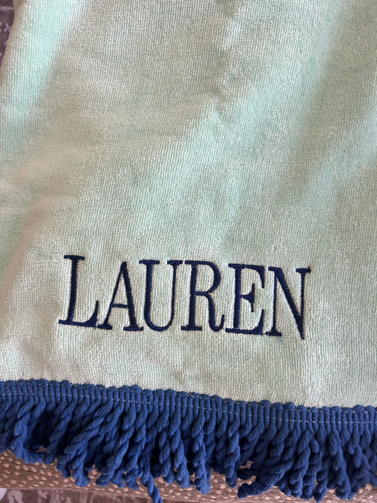 Fringe Beach Towel