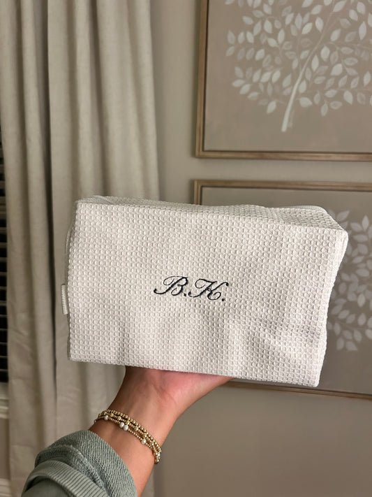 Waffle Makeup Bag