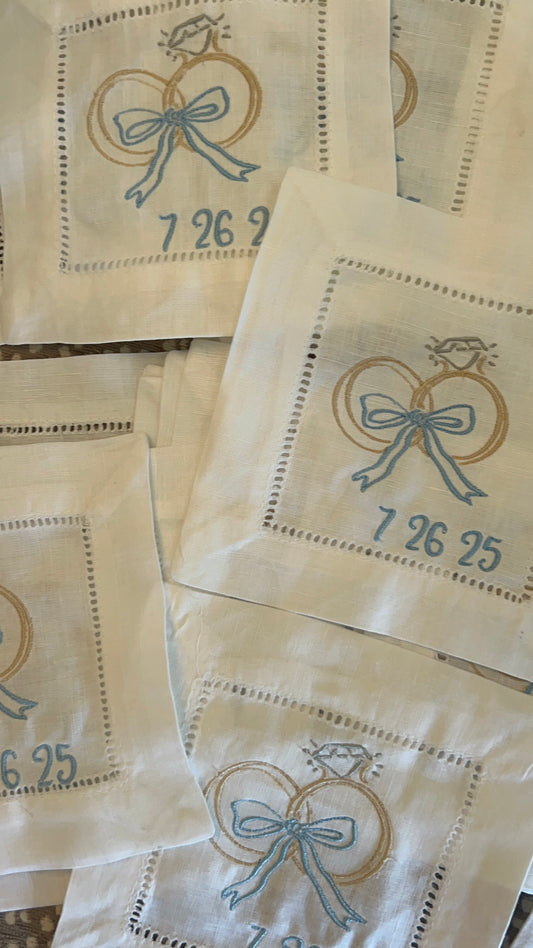 Wedding Cocktail Napkins